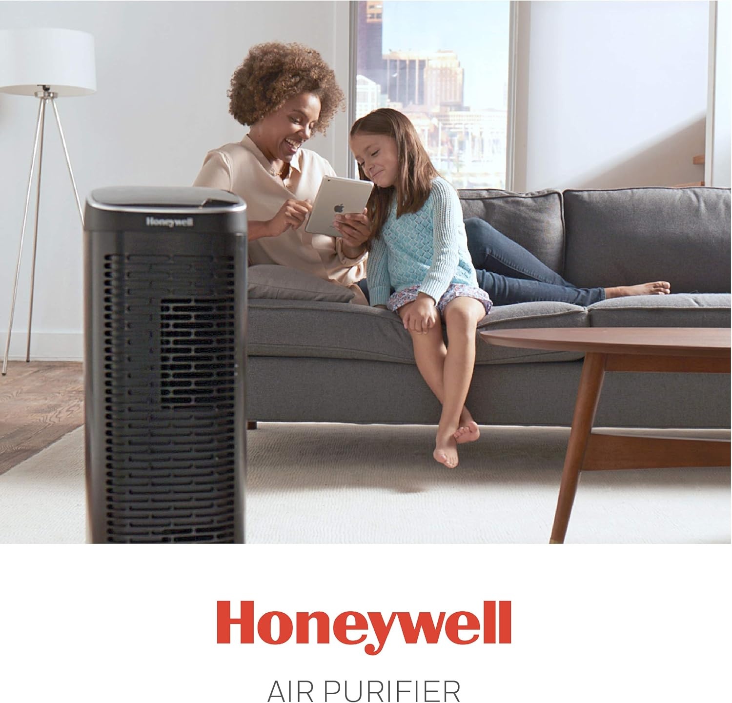 image:imageHoneywell Air Genius Air Purifier for Home Large Rooms up to 1268Ft with Permanent Washable Filter Reduces Dust Pollen Pet Dander Odors Smoke Black HFD360