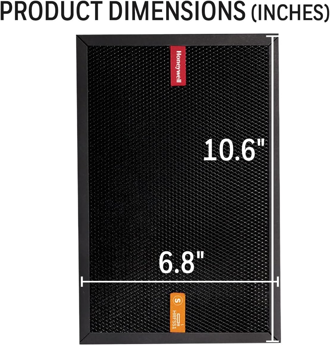 image:imageHoneywell Air Purifier Filter for Smoke Odor Filter S for HPA3000 PowerPlus and HPA5000 Insight Series HRFSS1Pack of 4