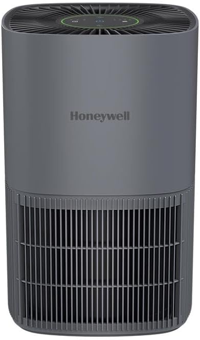 image:imageHoneywell Allergen Plus Compact HEPA Small Room Air Purifiers for Home Up to 530 Ft Coverage 3in1 Filter Pet Dander Smoke amp Odor Reducer Air Quality Sensor with Auto Mode Black HPA125BGrey