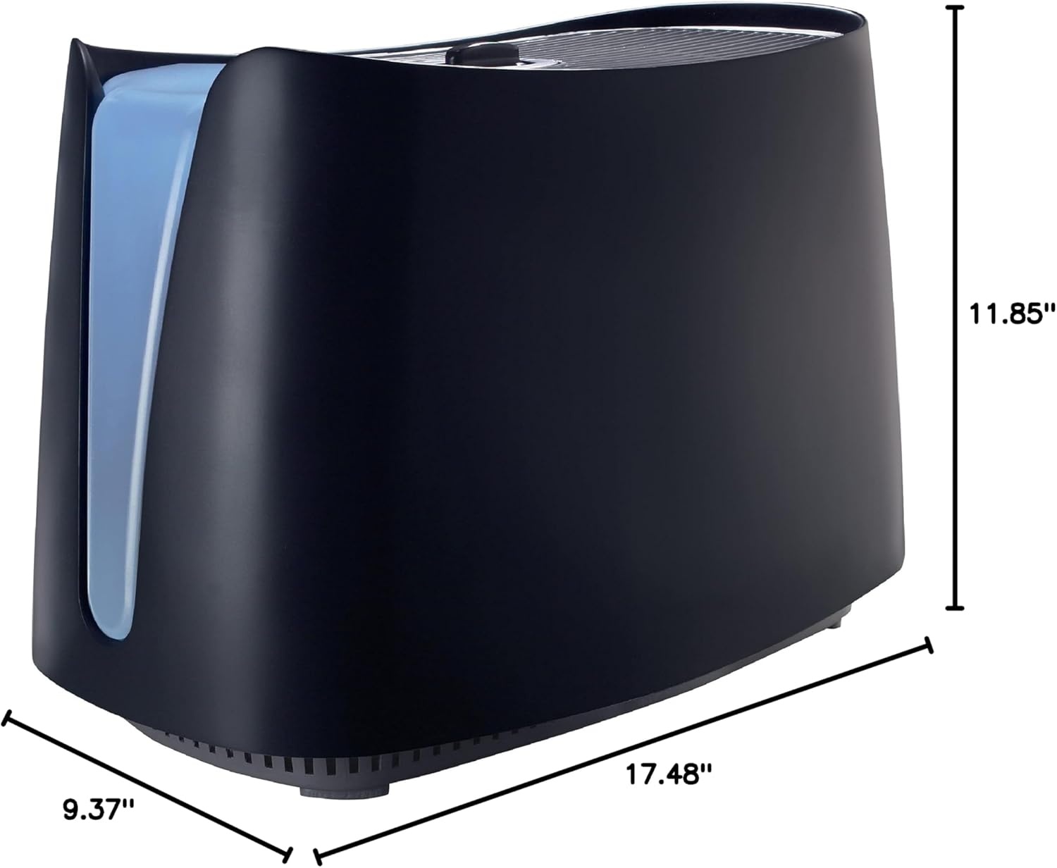 image:imageHoneywell Cool Moisture Humidifier For Bedroom Medium Rooms 11 Gallon Invisible Moisture Humidifier for Baby Kids Quiet Easy to Clean UV Technology Black HCM350B