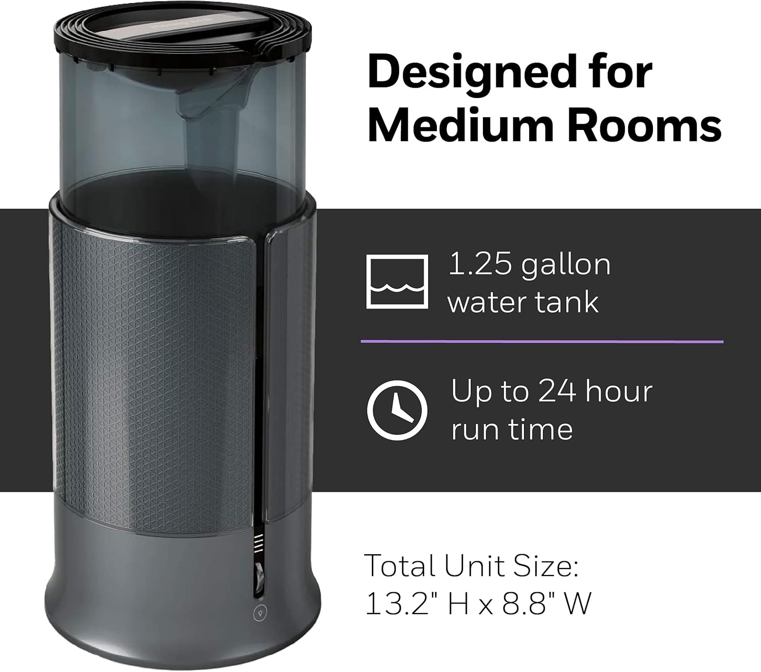 image:imageHoneywell Designer Series Cool Mist Humidifier Room Humidifiers WhiteBlack
