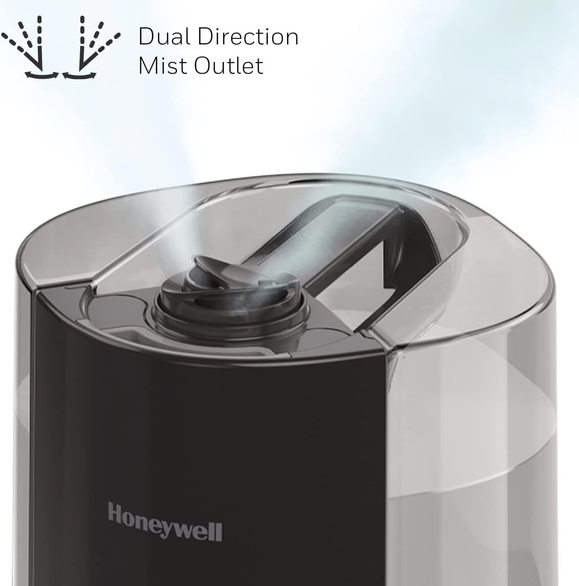 image:imageHoneywell Dual Comfort Cool Warm Mist humidifier Humidifier for Bedroom Office Living Room and Home Provides Temporary Relief from Dry air discomforts Black HWC775B