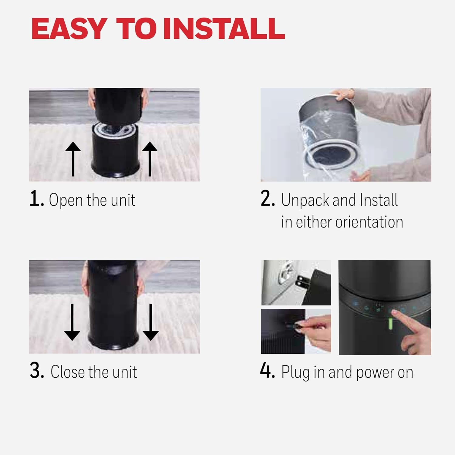 image:imageHoneywell Genuine F HEPA Air Filter Replacement for Honeywell HPA6000 3in1 Filter HEPA amp Carbon Captures up to 9997 of Allergens
