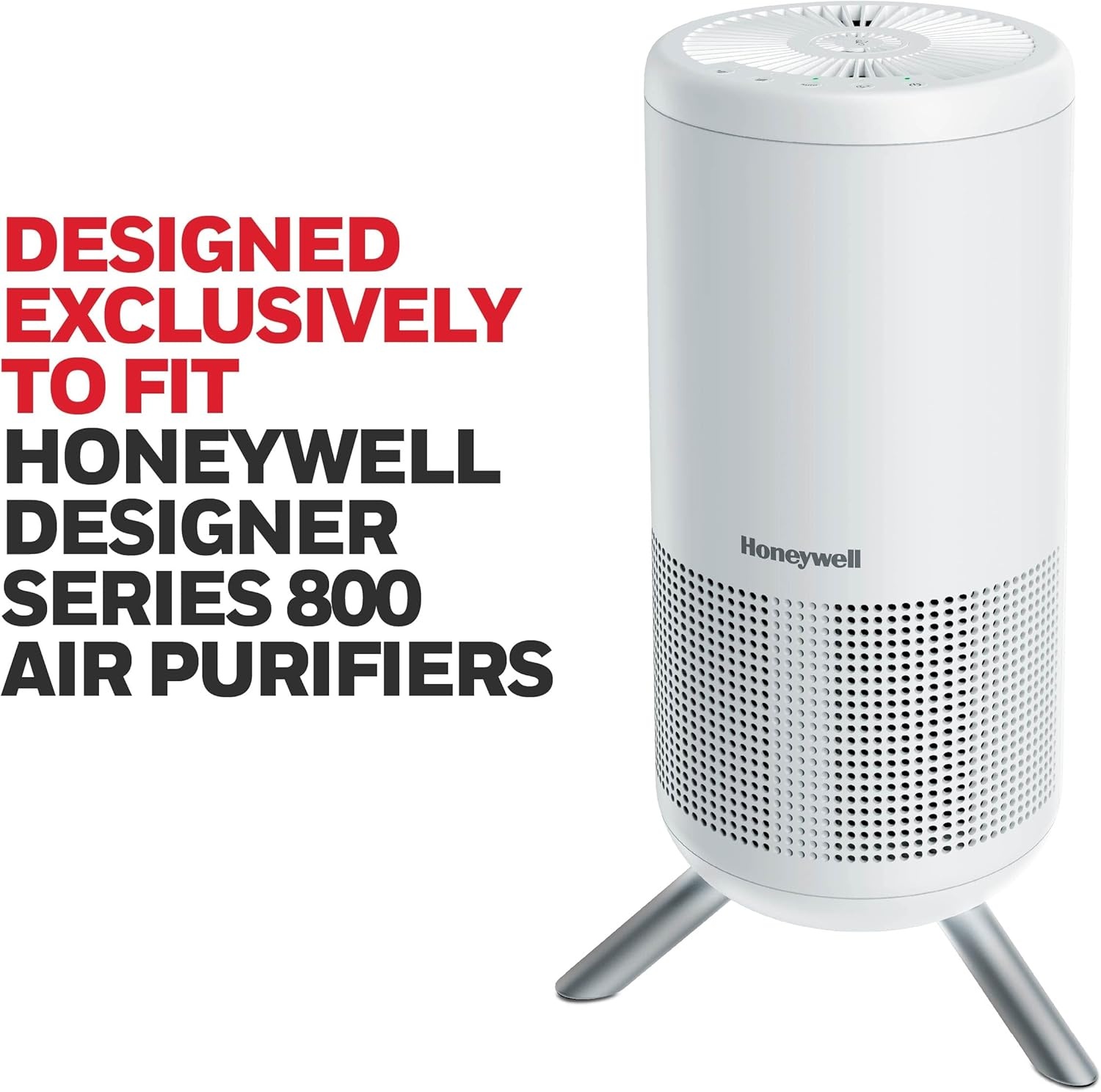 image:imageHoneywell HEPA Air Purifier Filter Air Filter for Airborne Allergens Wildfire Smoke Dust Pet Dander Pollen amp More 1 Pack J HEPA Filter for Honeywell HP1830 Air Purifiers HRFJ830Pack of 2