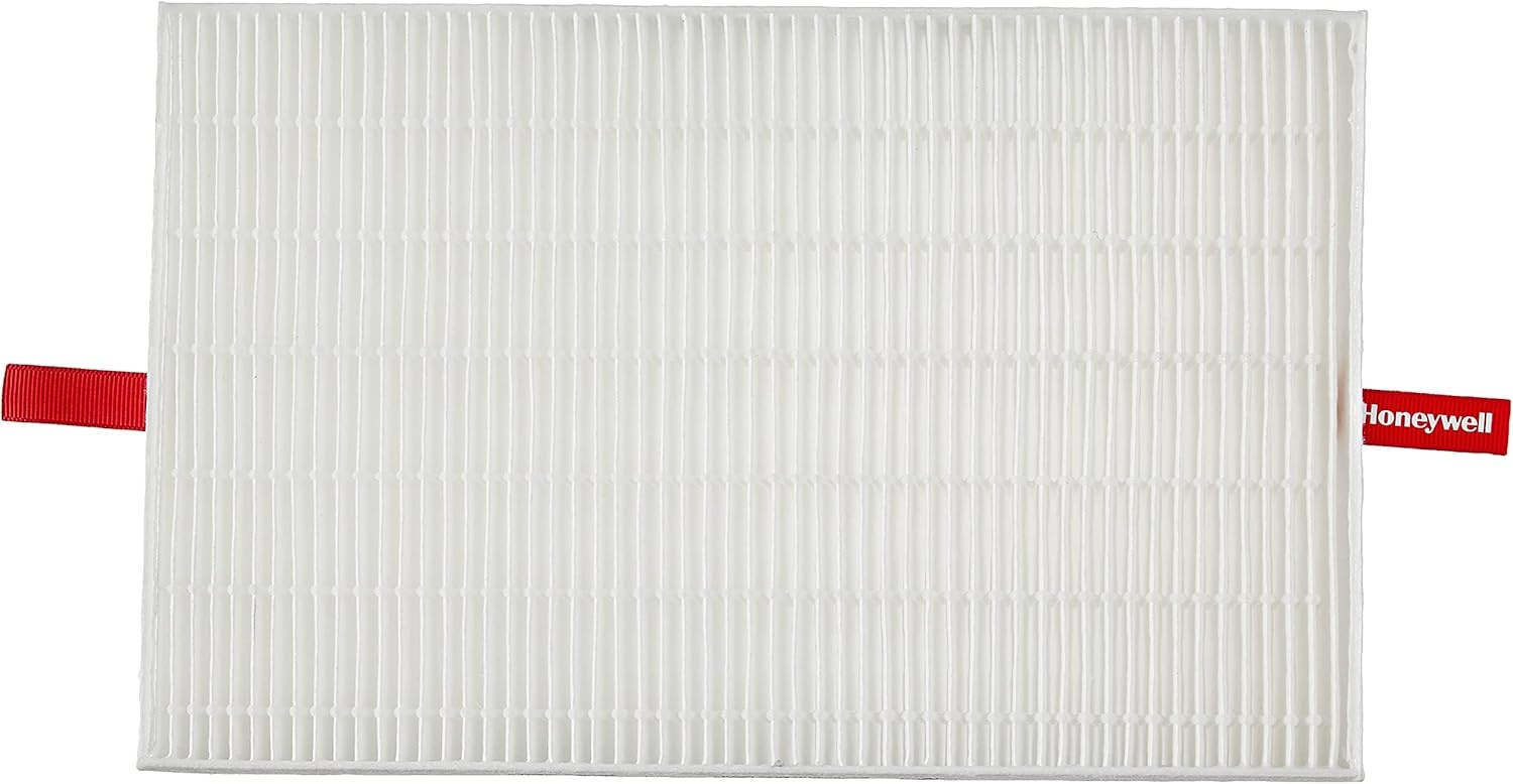 image:imageHoneywell HEPA Air Purifier Filter Kit Includes 1 HEPA R Replacement Filter and 4 A Carbon PreCut PreFilters Airborne Allergen Air Filter Targets WildfireSmoke Pollen Pet Dander and DustHRFARVP100
