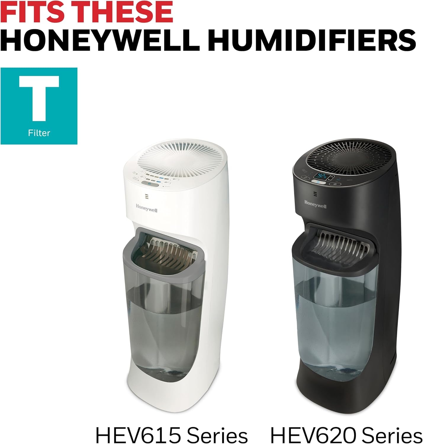 image:imageHoneywell HFT600PF1 Replacement Wicking Filter T Humidifier Filters Replacement 1 Pack White1 Count Pack of 1