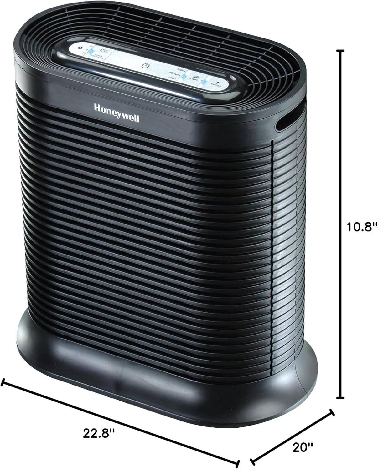 image:imageHoneywell HPA200 HEPA Air Purifier for Large Rooms Microscopic Airborne Allergen Reducer Cleans Up To 1500 Sq Ft in 1 Hour WildfireSmoke Pollen Pet Dander and Dust Air Purifier BlackBlack