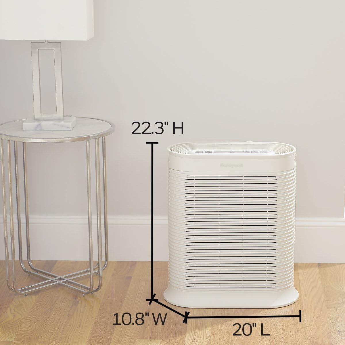 image:imageHoneywell HPA200 HEPA Air Purifier for Large Rooms Microscopic Airborne Allergen Reducer Cleans Up To 1500 Sq Ft in 1 Hour WildfireSmoke Pollen Pet Dander and Dust Air Purifier BlackWhite