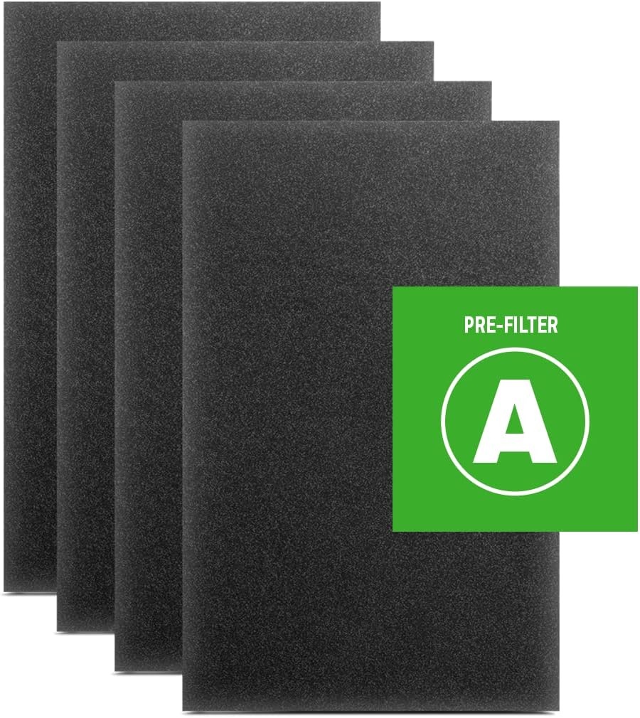 image:imageHoneywell HRFA300 PreFilters for Air Purifiers 4Pack Activated Carbon Reduces Household Odors and VOCs Compatible with Select Honeywell HEPA Air Purifiers4 Piece Set Pack of 2