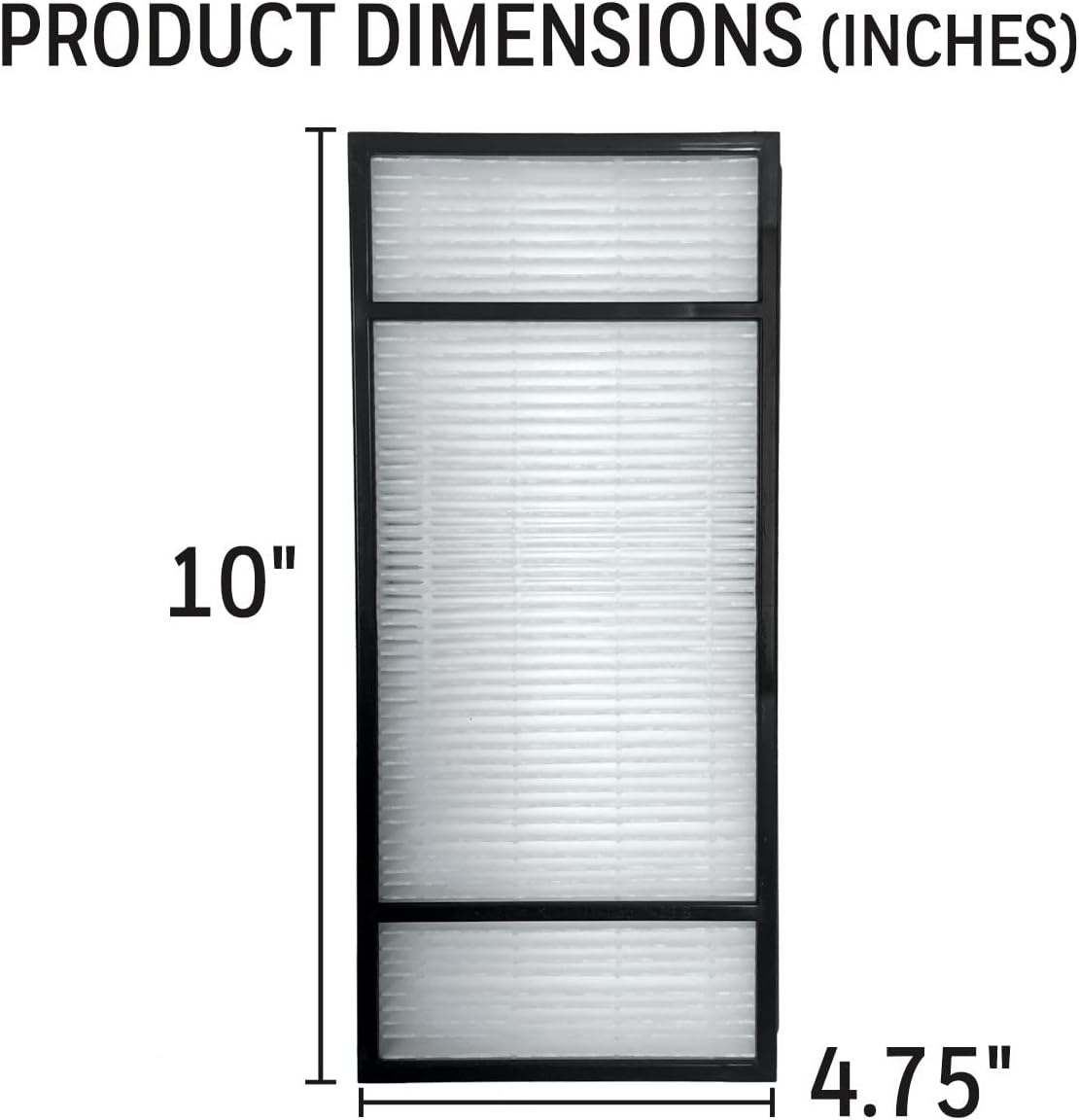 image:imageHoneywell HRFH1 HEPA Air Purifier Filter H 1Pack for HPA050150 HPA060 amp HPA160 Series Airborne Allergen Air Filter Targets WildfireSmoke Pollen Pet Dander and Dust1 pack