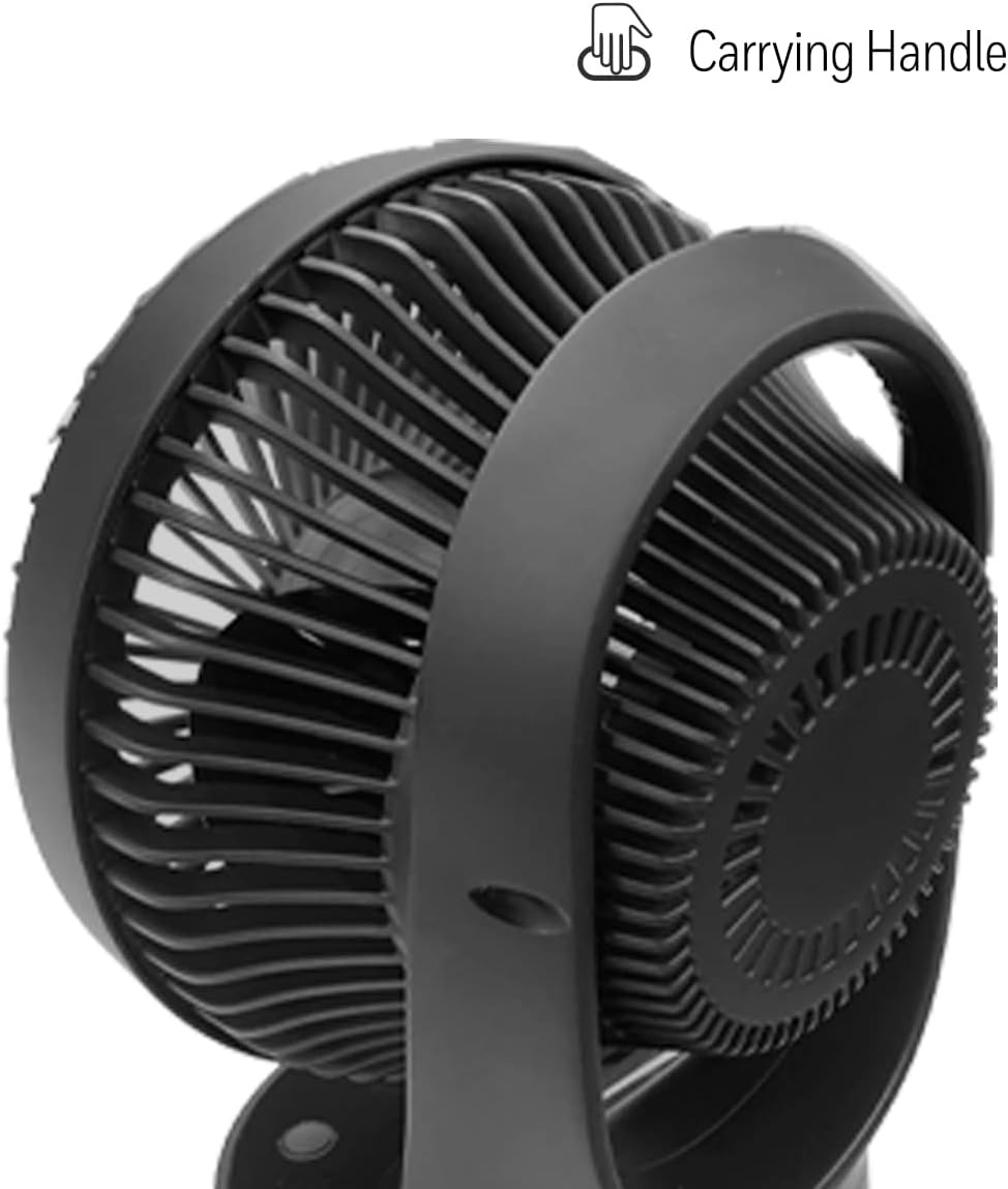 image:imageHoneywell QuietSet 5 Oscillating Table Fan White Personal and Small Room Fan with Quiet Operation and 5 Levels of Power and SoundBlack