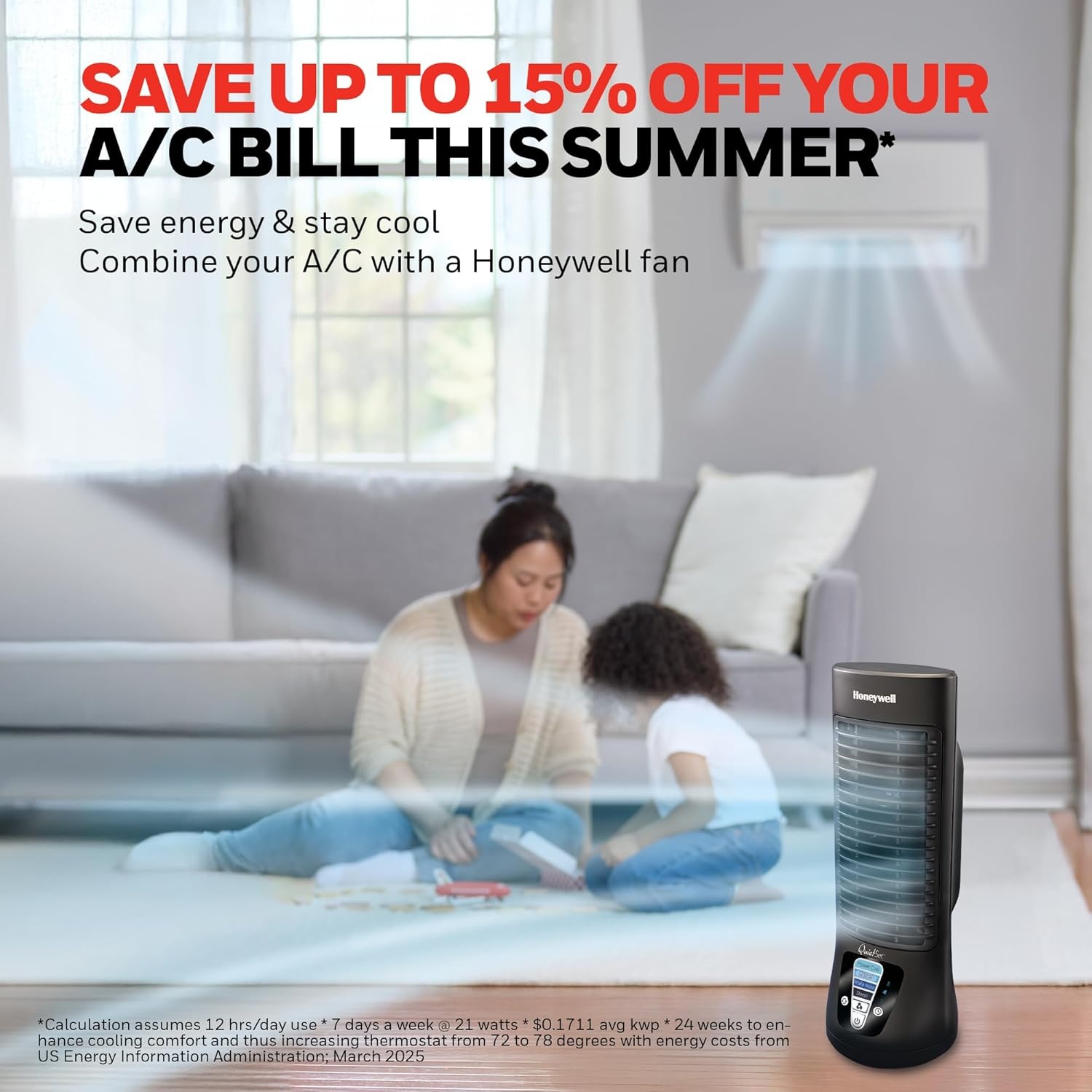 image:imageHoneywell QuietSet Personal Table Fan Oscillating Personal Desk Fan with Quiet Operation 4 Levels of Power and Sound Black HTF210BFan