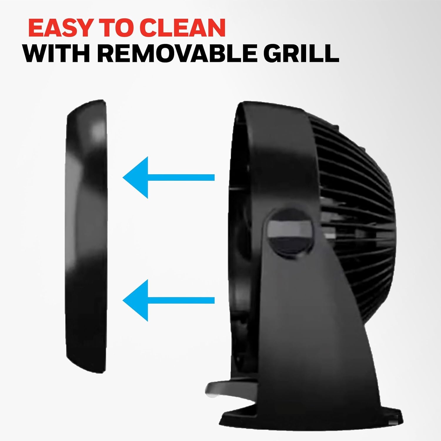 image:imageHoneywell TurboForce Air Circulator Small Tabletop Fan Quiet Personal Fan for Home or Office 3 Speeds 90 Degree Pivoting Head Black HT900Black