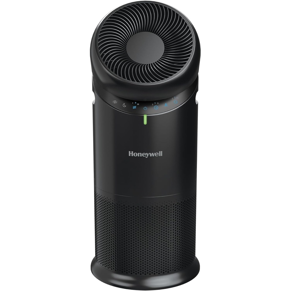image:imageHoneywell Allergen Plus 3in1 HEPA Air Purifier for Home Fan amp Adjustable Airflow for Large Rooms up to 1928 Ft Air Quality Sensor Reduces Allergens Pet Dander amp Odors HPA6000 WhiteBlack