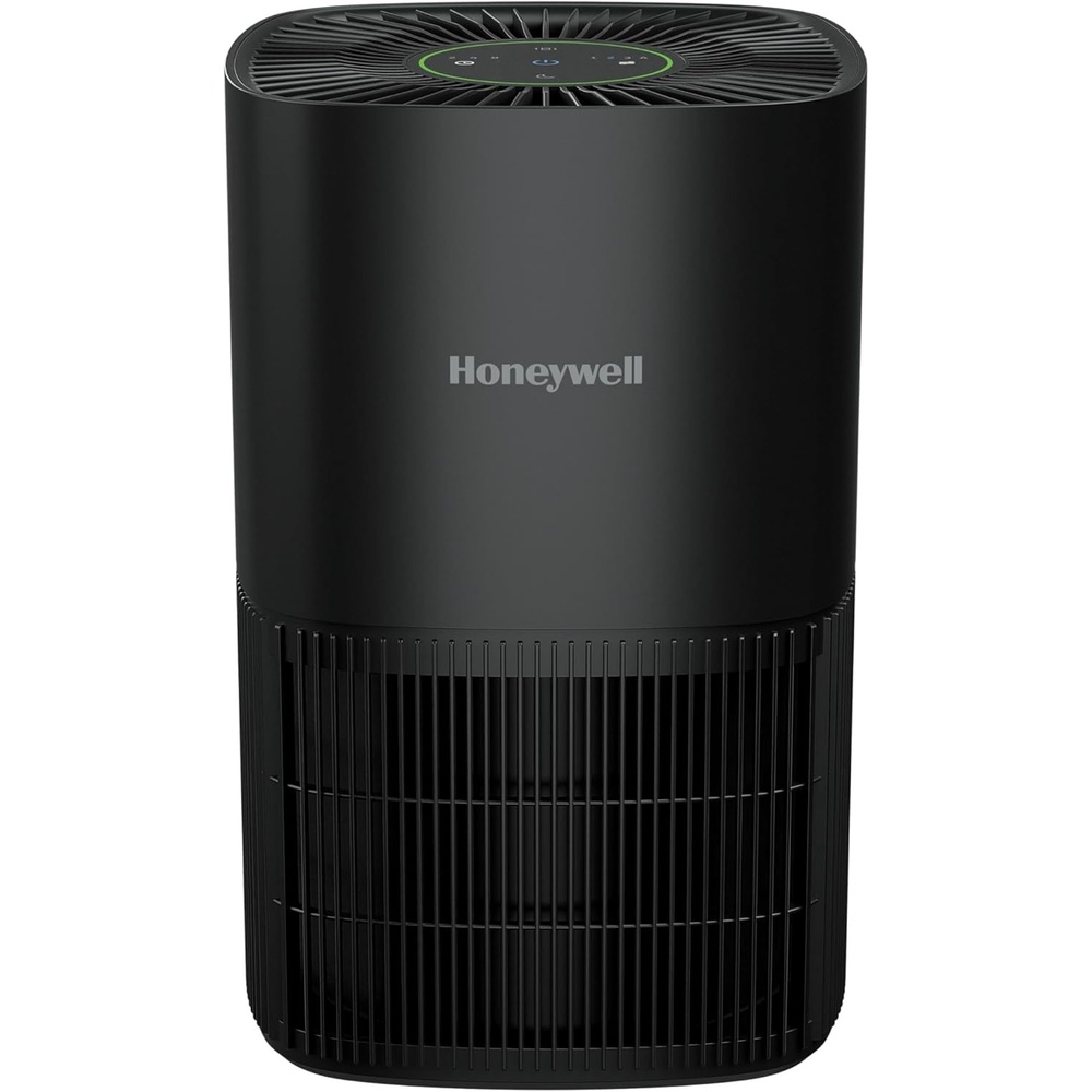 image:imageHoneywell Allergen Plus Compact HEPA Small Room Air Purifiers for Home Up to 530 Ft Coverage 3in1 Filter Pet Dander Smoke amp Odor Reducer Air Quality Sensor with Auto Mode Black HPA125BBlack