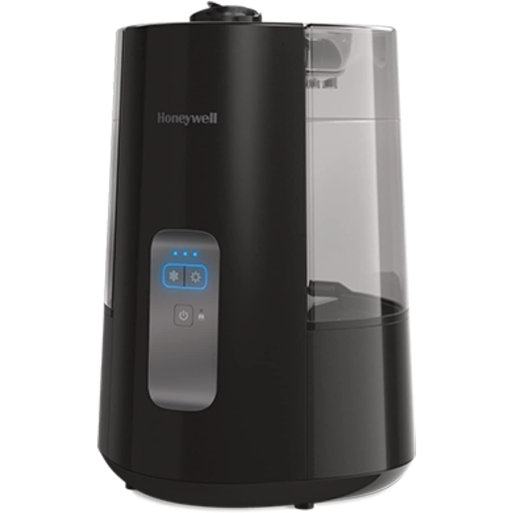 image:imageHoneywell Dual Comfort Cool Warm Mist humidifier Humidifier for Bedroom Office Living Room and Home Provides Temporary Relief from Dry air discomforts Black HWC775B