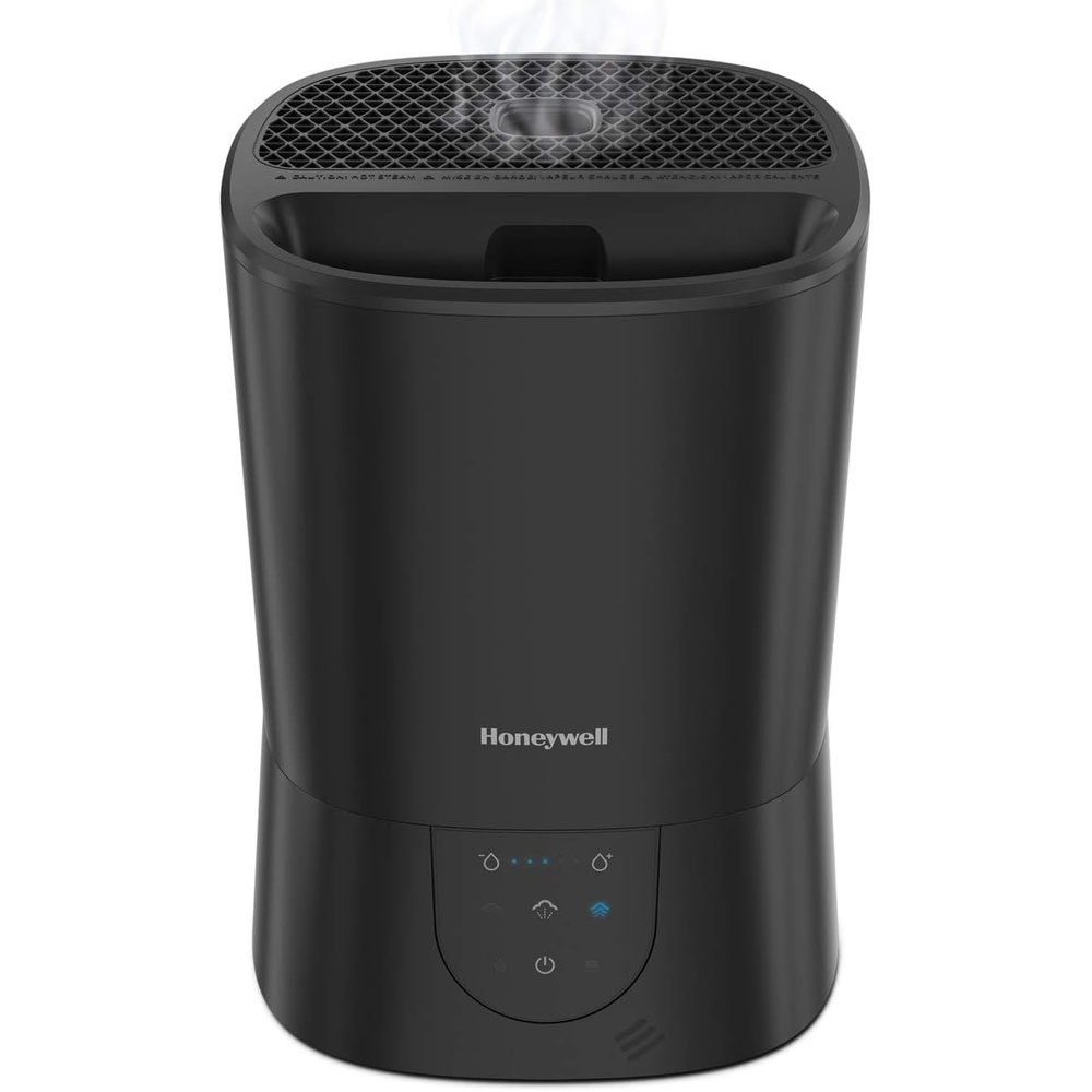 image:imageHoneywell EasytoCare Filter Free Warm Mist Humidifier Medium Rooms 15 Gallon Tank Humidistat for Bedroom Home or Office Black