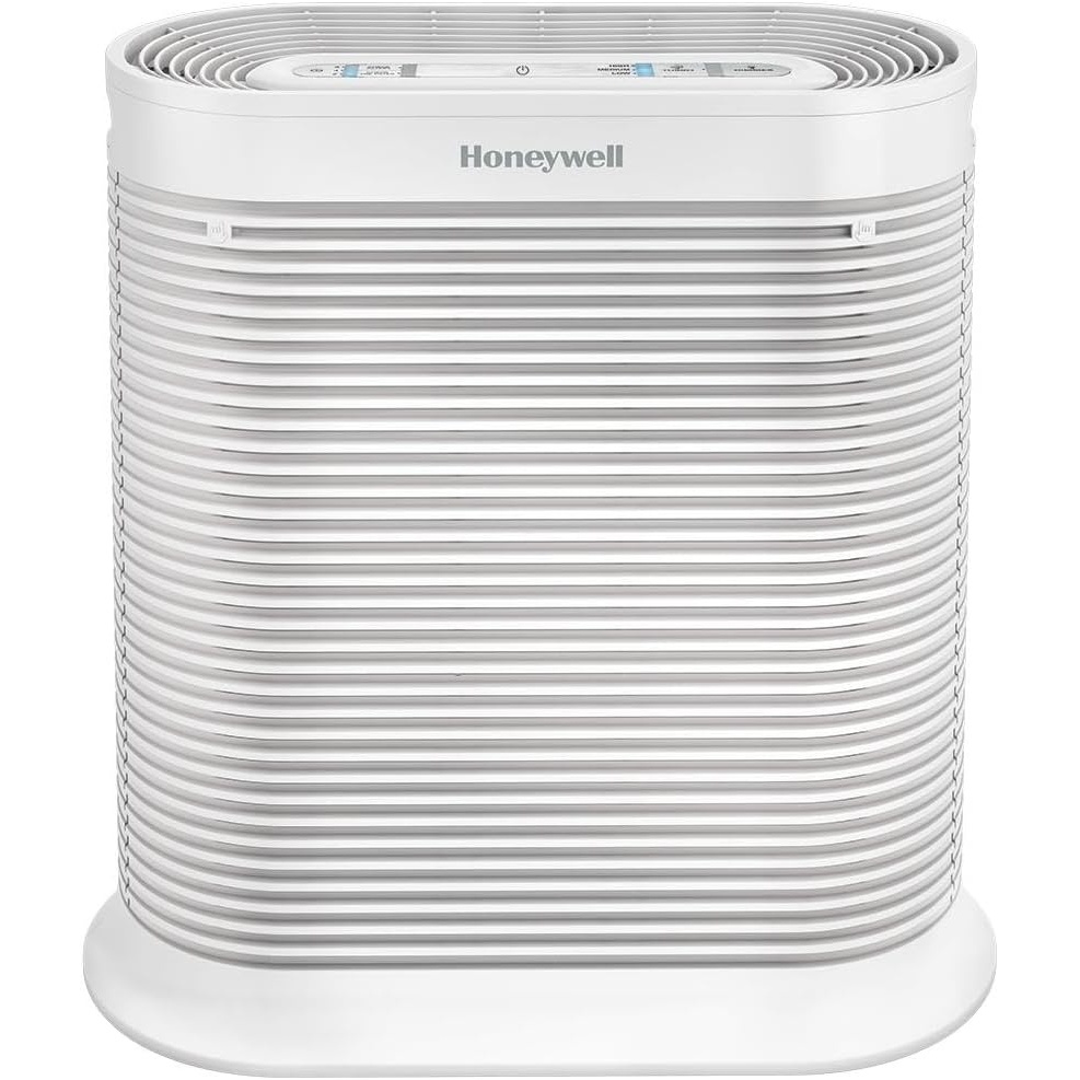 image:imageHoneywell HPA200 HEPA Air Purifier for Large Rooms Microscopic Airborne Allergen Reducer Cleans Up To 1500 Sq Ft in 1 Hour WildfireSmoke Pollen Pet Dander and Dust Air Purifier BlackWhite