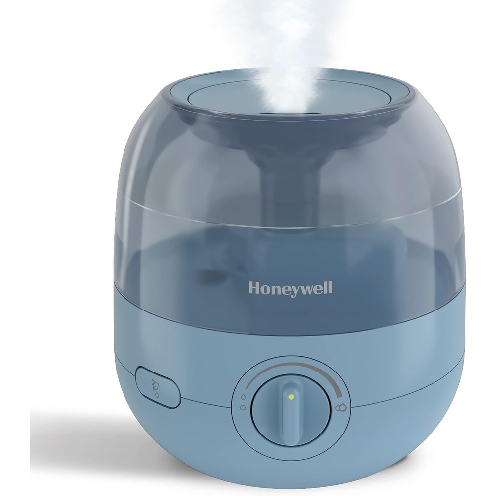 image:imageHoneywell Mini Cool Mist humidifier Easy to Fill and Clean humidifier for small Bedroom Kids Rooms or office Ultra Quiet Operation and Auto ShutOff White HUL525WSlate Blue