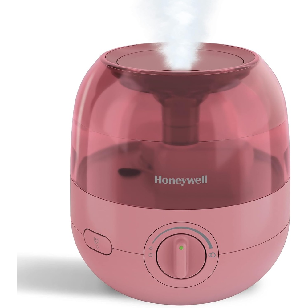 image:imageHoneywell Mini Cool Mist humidifier Easy to Fill and Clean humidifier for small Bedroom Kids Rooms or office Ultra Quiet Operation and Auto ShutOff White HUL525WRose