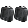 image:imageHoneywell UberHeat Plus Ceramic Space Heater for Small Rooms Quiet Compact Personal Heater with Variable Heat Settings and Autooff Timer Black HCE220BBlack