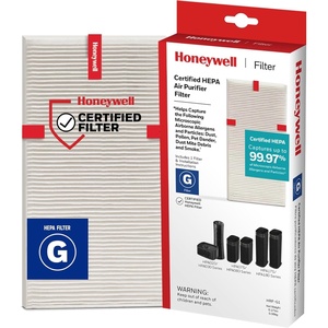 Honeywell HEPA Air Purifier Filter G, 1-Pack – for HPA030/HPA080 & HPA180 Series – Airborne Allergen Air Filter Targets Wildfire/Smoke, Pollen, Pet Dander, and Dust(1.4″ x 4.9″ x 10″)