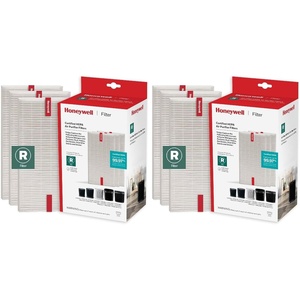 Honeywell HEPA Air Purifier Filter R, 1-Pack for HPA 100/200/300, 3000 and 5000 Series – Airborne Allergen Air Filter Replacement Targets Wildfire/Smoke, Pollen, Pet Dander, and Dust(4.9″ x 6.7″ x 10.3″ (Pack of 2))