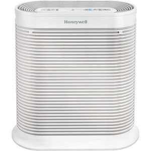 Honeywell HPA200 HEPA Air Purifier for Large Rooms – Microscopic Airborne Allergen+ Reducer, Cleans Up To 1500 Sq Ft in 1 Hour – Wildfire/Smoke, Pollen, Pet Dander, and Dust Air Purifier – Black(White)