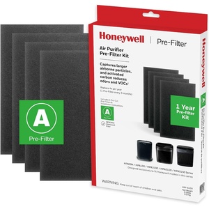 Honeywell HRF-A100 Air Purifier Pre Kit Filter, 4 Count (Pack of 1) – Allergen Air Filter Targets Dust, VOC, Pet, Kitchen, and Wildfire/Smoke Odors(1.2″ x 7.7″ x 10.9″ (Pack of 12))
