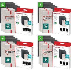 Honeywell HRF-A300 Pre-Filters for Air Purifiers, 4-Pack, Activated Carbon Reduces Household Odors and VOCs, Compatible with Select Honeywell HEPA Air Purifiers(3.9″ x 13.4″ x 17.1″ (Pack of 4))