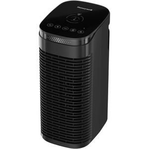 Honeywell InSight HEPA Air Purifier for Medium Rooms (100 sq ft). Allergen Reducer for Wildfire/Smoke, Pollen, Pet Dander & Dust. Air Quality Indicator and Auto Mode – Black, HPA080