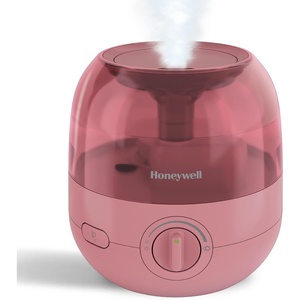 Honeywell Mini Cool Mist humidifier, Easy to Fill and Clean, humidifier for small Bedroom, Kids Rooms, or office. Ultra Quiet Operation and Auto Shut-Off – White, HUL525W(Rose)