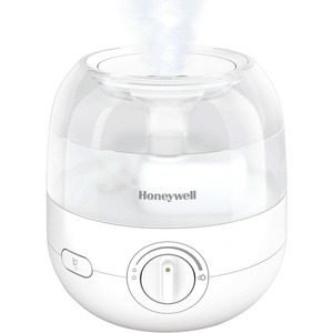 Honeywell Mini Cool Mist humidifier, Easy to Fill and Clean, humidifier for small Bedroom, Kids Rooms, or office. Ultra Quiet Operation and Auto Shut-Off – White, HUL525W(White)
