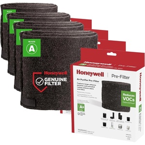 Honeywell Premium Odor-Reducing Air Purifier Replacement Pre-Filter Roll with Cutting Templates, Air Filter, HRF-APP1 (A+), Black(2.8″ x 8.3″ x 10.1″ (Pack of 4))