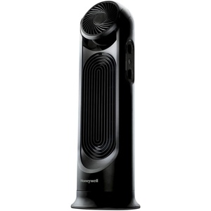 Honeywell TurboForce Tower Fan, 2-in-1 Fan with 6 speeds, quiet operation quality. Stylish Tower Fan for home, room, bedroom or home office – Black, HYF502(Fan)
