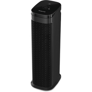 Honeywell HPA175B Allergen Plus Series Compact HEPA Air Purifier Tower, Allergen Reducer for Large Rooms (200 sq ft), Black – Wildfire/Smoke, Pollen, Pollen, Pet Dander & Dust Air Purifier